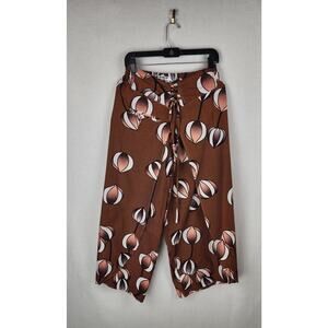 Kayra Imports Pants African printed wrap one size fits most lagenlook wide-leg